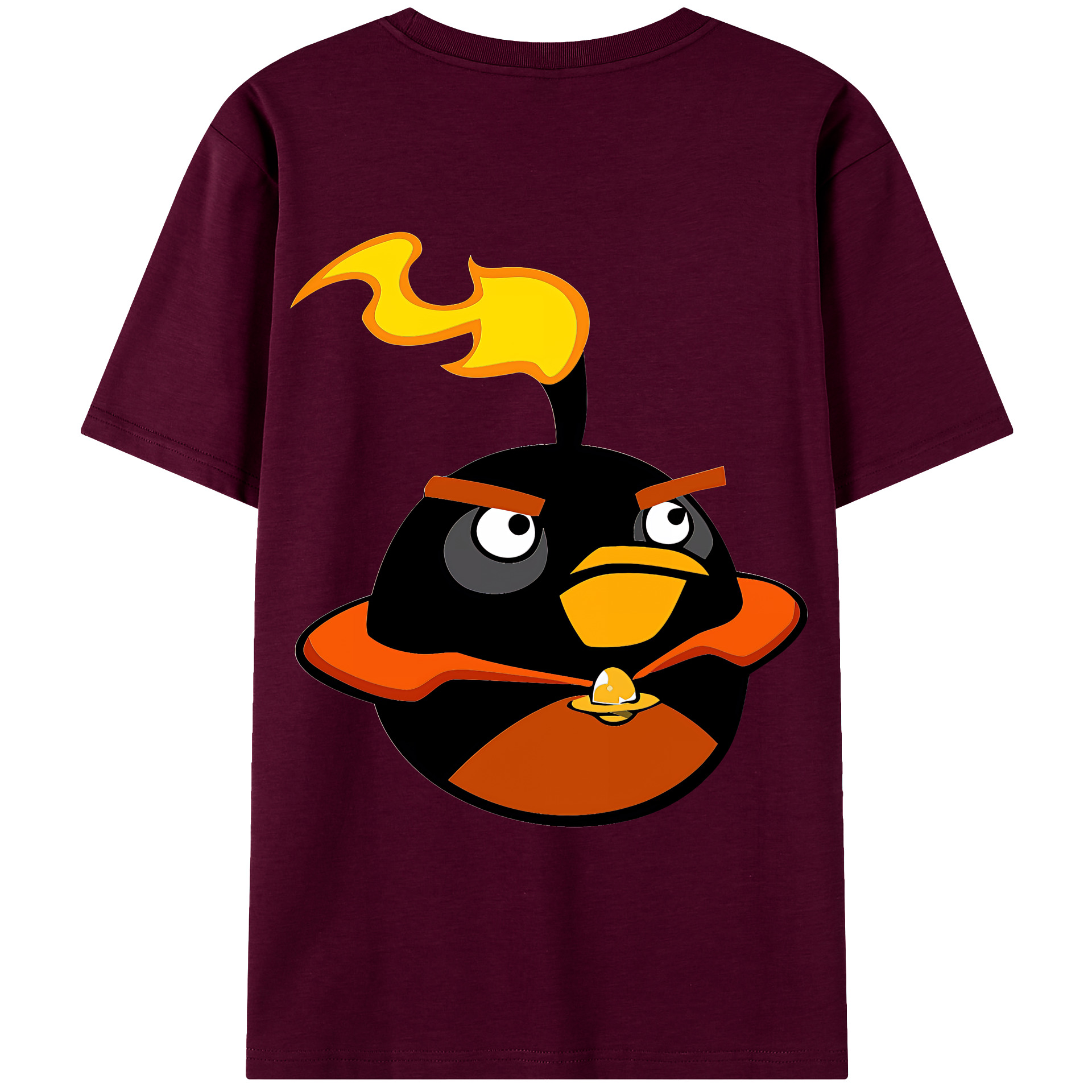 （画像用） Angry Birds アングリーバード レディース半袖Tシャツ(バックプリント)